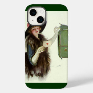 Coque Pour iPhone 14 Carte de Saint-Valentin victorienne vintage pour f