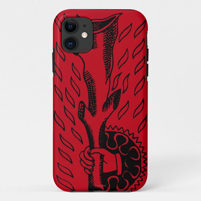 Coques Case-Mate iPhone Carte de tarot : As de Rods (Dos)