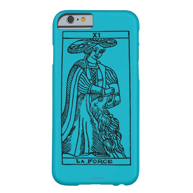 Coques Case-Mate iPhone Carte de tarot : Force (Dos)