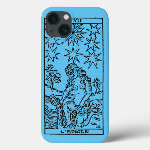 Etui iPhone 13 Carte de tarot : Les étoiles