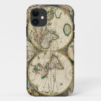 Coques Pour iPhone Carte de Vieux Monde