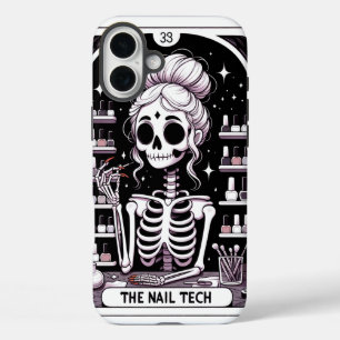 Coques iPhone 16 Plus Carte de visite de technicien de clou de Tarot