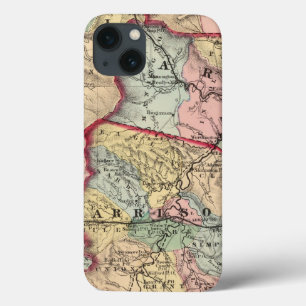 Etui iPhone Case-Mate Carte de Winfield, la Virginie Occidentale