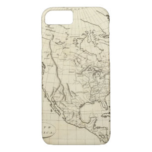 Coques Pour iPhone Carte d'ensemble de l'Amérique du Nord