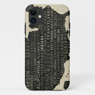Coques Pour iPhone Carte des Etats-Unis