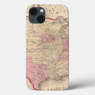 Etui iPhone 13 Carte des Etats-Unis 5
