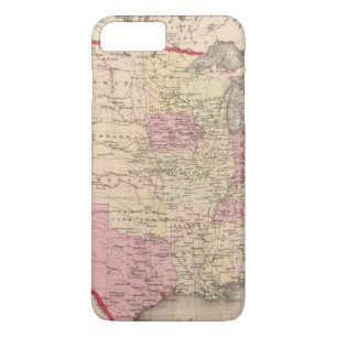 Coque iPhone 8 Plus/7 Plus Carte des Etats-Unis 5
