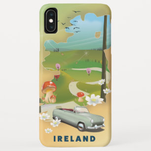 Case-Mate iPhone Case Carte d'Irlande affiche de voyage vintage