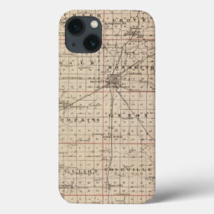iPhone 13 Case Carte du comté de Warren, Abingdon
