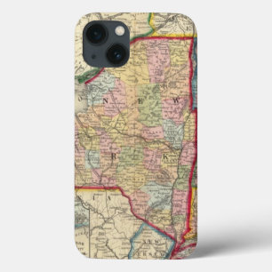 Coques Pour iPhone Carte du comté des états de New York