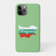 Carte du drapeau de la Bulgarie