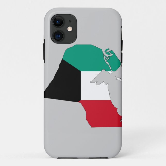 Coques Case-Mate iPhone Carte du drapeau du Koweït (Dos)