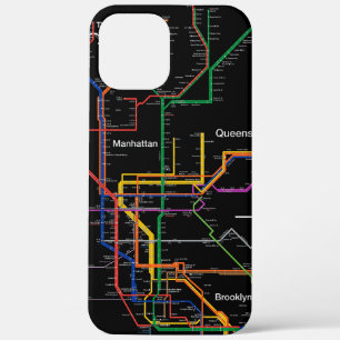 Case-Mate iPhone Case Carte du métro NY-City