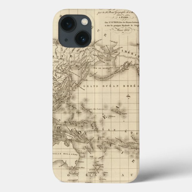 Coques Case-Mate iPhone Carte du monde physique (Verso)