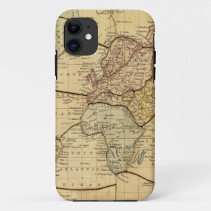 Coques Pour iPhone Carte du monde sur la projection de Mercators
