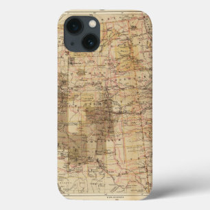 Case-Mate iPhone Case Carte du progrès 1878 des enquêtes géographiques 2