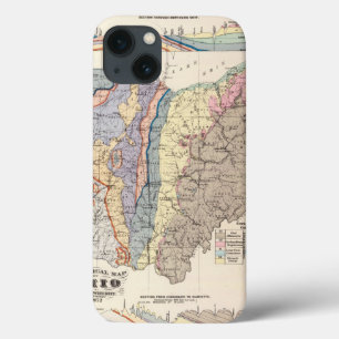 Case-Mate iPhone Case Carte géologique de l'Ohio