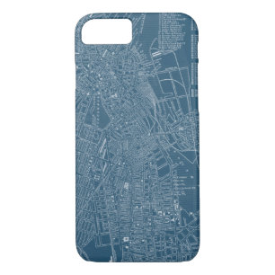 Coque iPhone 8/7 Carte graphique de Boston