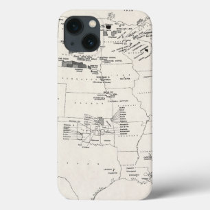 iPhone 13 CASE CARTE : INDIENS D'AMERIQUE 2