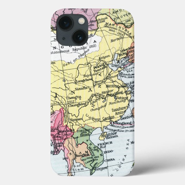 COQUES Case-Mate iPhone CARTE : L'EUROPE EN ASIE (Verso)