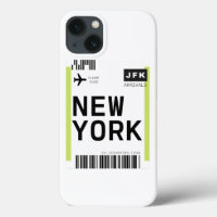 Carte Mini Boarding Pass New York
