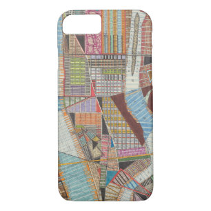 Coque iPhone 8/7 Carte moderne de New York II