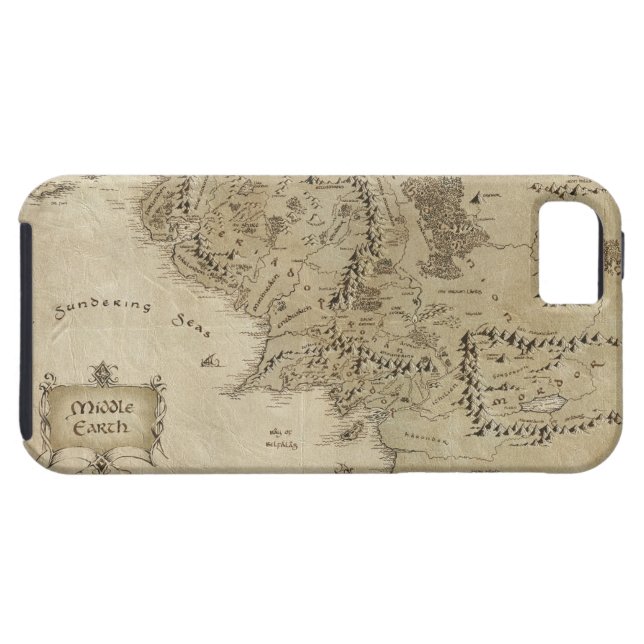 Coques Case-Mate iPhone Carte MOYEN-TERRE™ (Dos Horizontal)