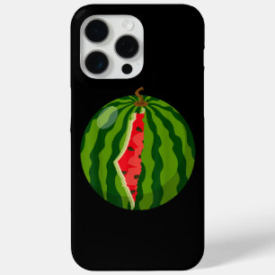Coque iPhone 15 Pro Max Carte Palestine Watermelon Arabe Calligraphie