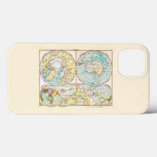 Case-Mate iPhone Case Carte polaire de langue allemande Coque-coque ipho