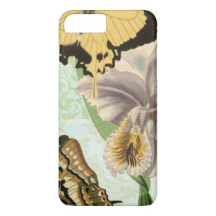 Coques Pour iPhone Carte postale vintage avec des papillons et des