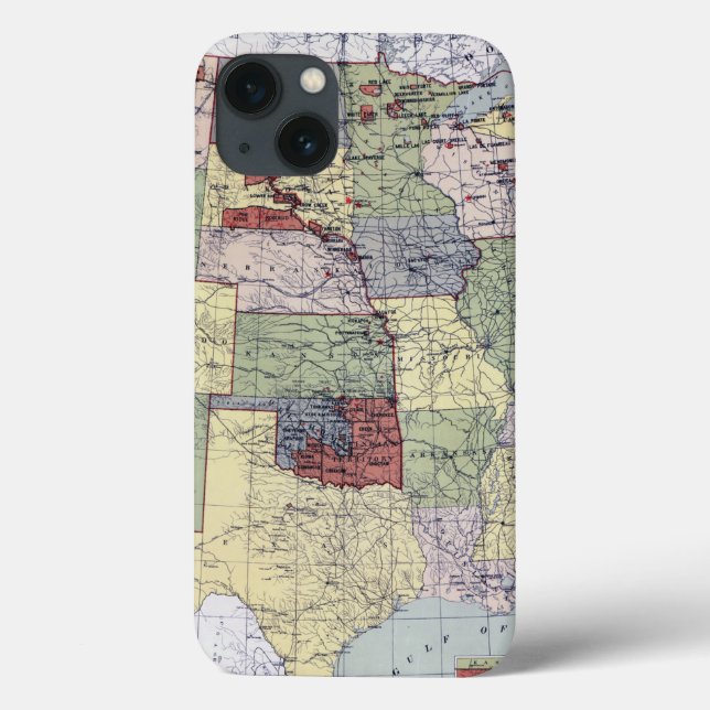 COQUES Case-Mate iPhone CARTE : RÉSERVES, 1892 (Verso)