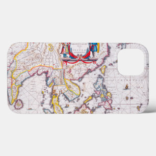 Case-Mate iPhone Case Carte vintage de l'Inde de 1650