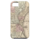 Carte vintage de Milwaukee (1880)