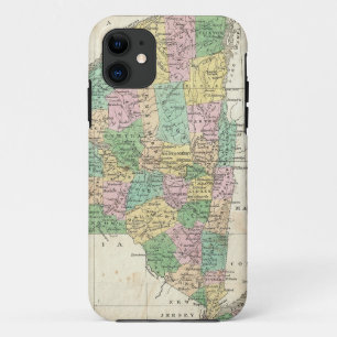 Etui iPhone Case-Mate Carte vintage de New York (1827)
