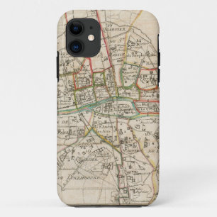 Etui iPhone Case-Mate Carte vintage de Paris (1678)