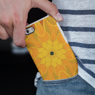 Case-Mate iPhone Case Carton Mandala Fleur orange jaune et rouge