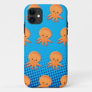 Case-Mate iPhone Case Cartoon mignon bébé poulpe bleu océan