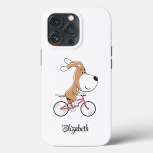 Case-Mate iPhone Case Cartoon mignon Chien Chien Chiot Vélo Vélos
