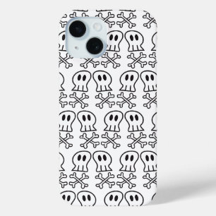 Coque Pour iPhone 15 Cartoon Pirate Ship Skuls Bones Fun Boys