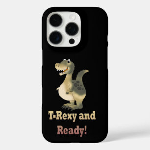 Coques iPhone 16 Pro Cartoon T-Rexy et Ready Dino