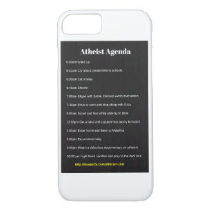 Coque Case-Mate Pour iPhone Cas athée de l'iPhone 7 d'ordre du jour