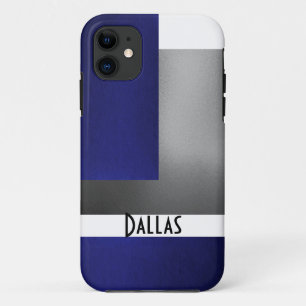 Case-Mate iPhone Case Cas blanc et argenté bleu de Dallas Iphone 5