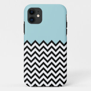 Coques Pour iPhone Cas bleu-clair de l'iPhone 5 de Chevron de bloc de