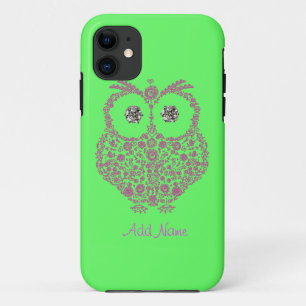 Coque Case-Mate Pour iPhone Cas BLING du téléphone 5 du HIBOU I