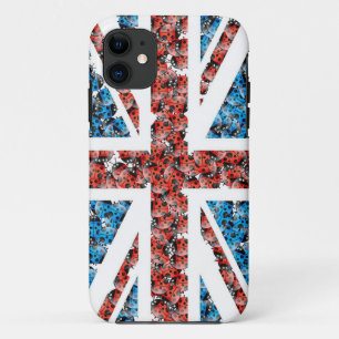 Coque iPhone 11 Cas BRITANNIQUE de téléphone de drapeau de