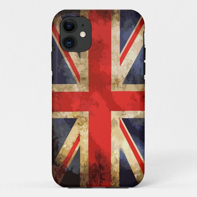 Coques Case-Mate iPhone Cas britannique d'IPhone 5 de drapeau (Dos)