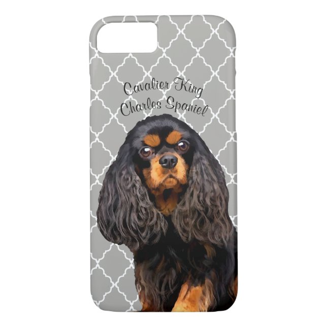 Coques Case-Mate iPhone Cas cavalier de téléphone portable d'épagneul du (Dos)