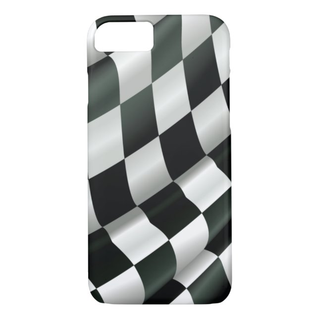 Coques Case-Mate iPhone Cas Checkered de ondulation moderne de l'iPhone 7 (Dos)