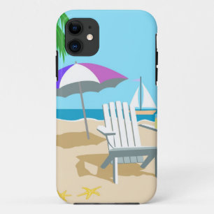 Coque iPhone 11 Cas de Coque-Compagnon de jours de plage
