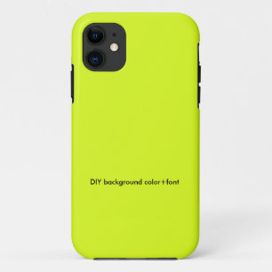 Coques Pour iPhone Cas de couleur/de téléphone de Néon Chartreuse jau